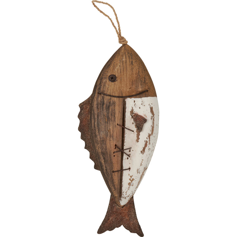 Wood Fish Hanging Décor