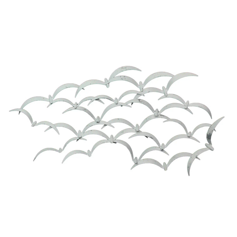 Metal Flock of Seagulls Wall Décor 