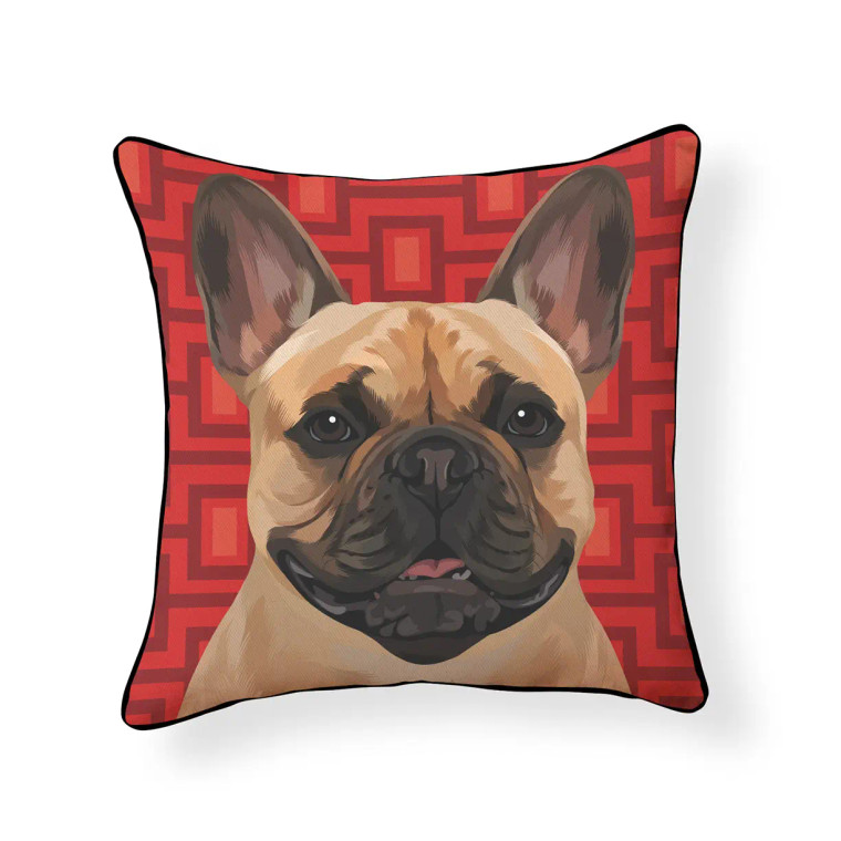 French Bulldog Throw Pillow