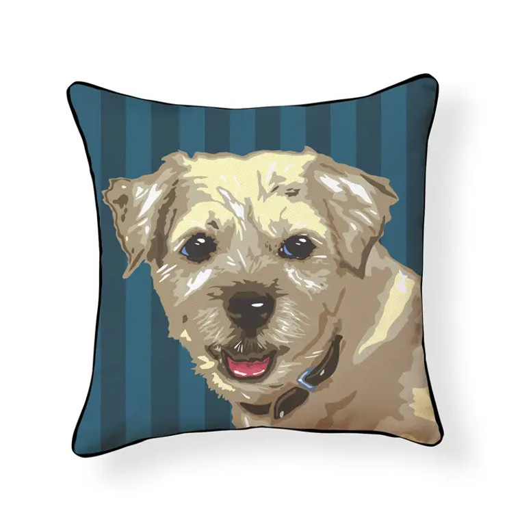 Border Terrier Throw Pillow
