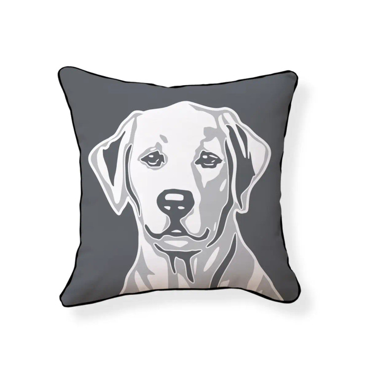 Classic Labrador Throw Pillow