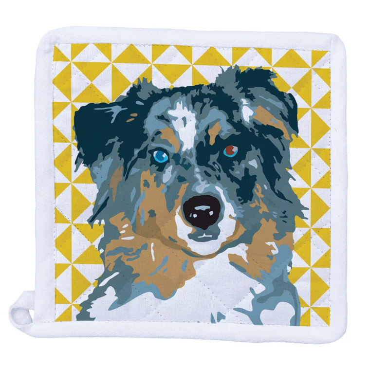 Australian Shepherd Potholder