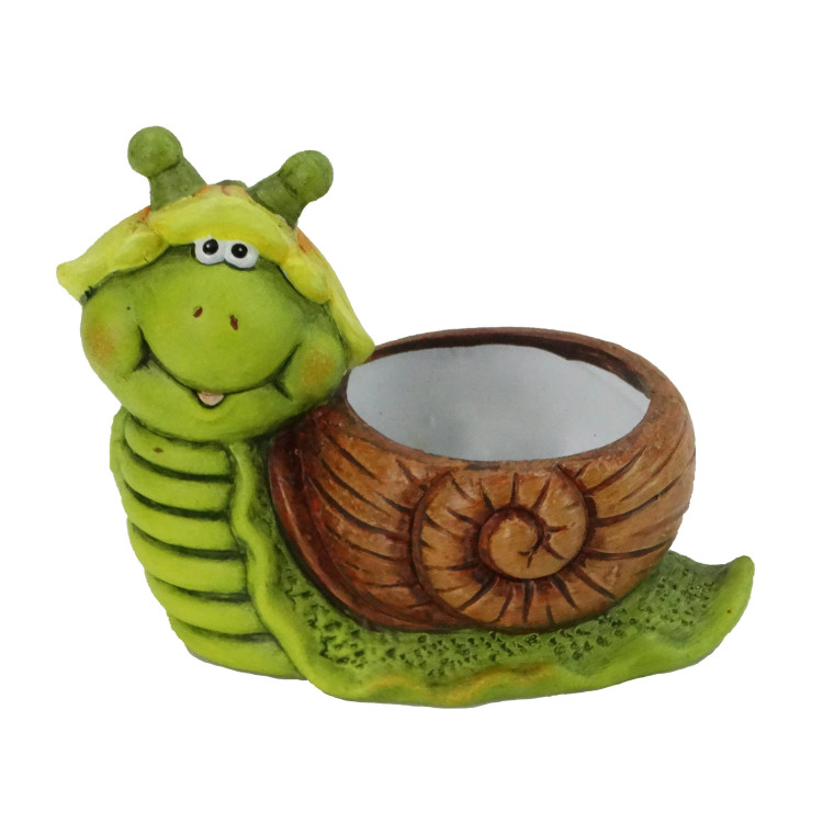 Green Snail Planter