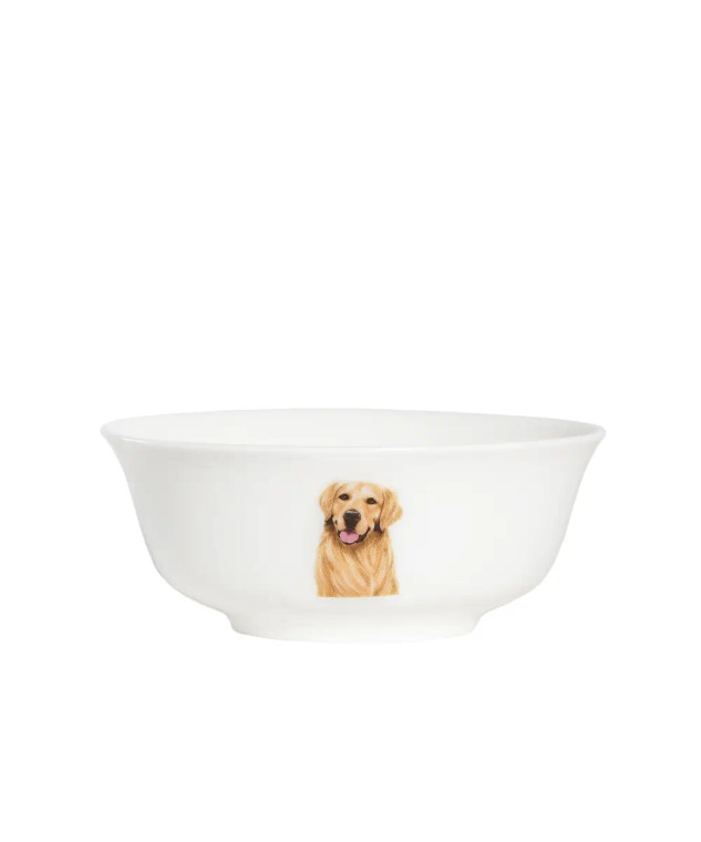 Golden Retriever Dinner Bowl