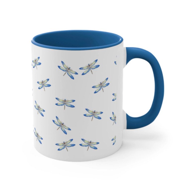 Blue Dragonfly Mug