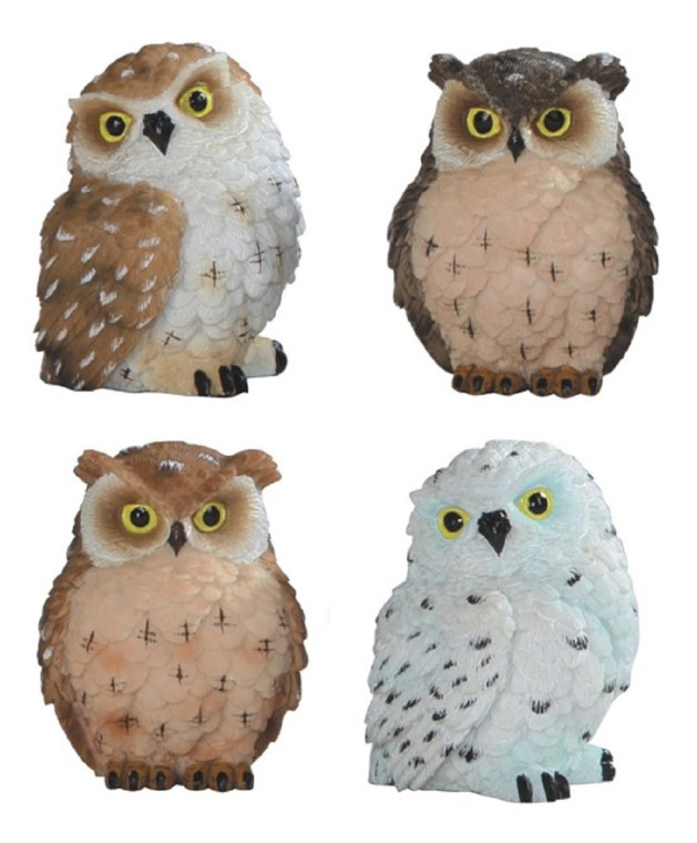 Owl Figurines - Set of 4