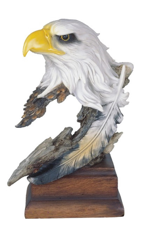 Bald Eagle Bust Statue