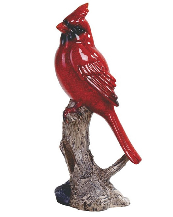 Cardinal on Branch Figurine 
