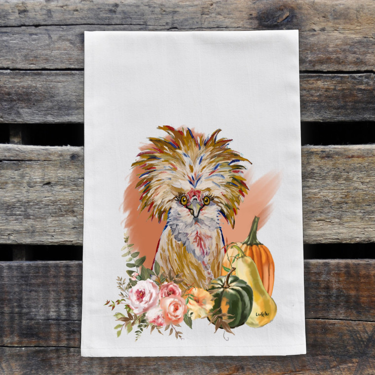 Fall Chicken Kitchen Towel