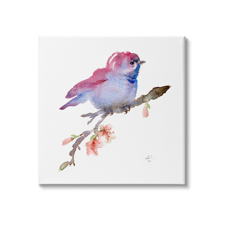 Spring Baby Bird Canvas Art Print