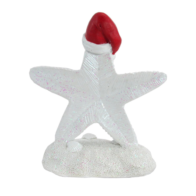 Santa Starfish Christmas Figurine
