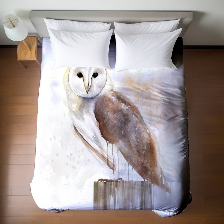 Barn Owl Duvet Cover - Queen