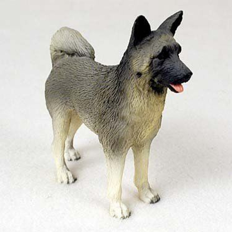Akita, Gray Figurine
