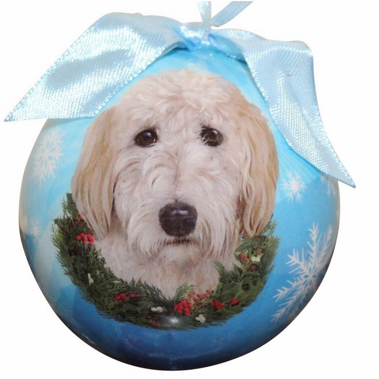 Goldendoodle Christmas Ball Ornament