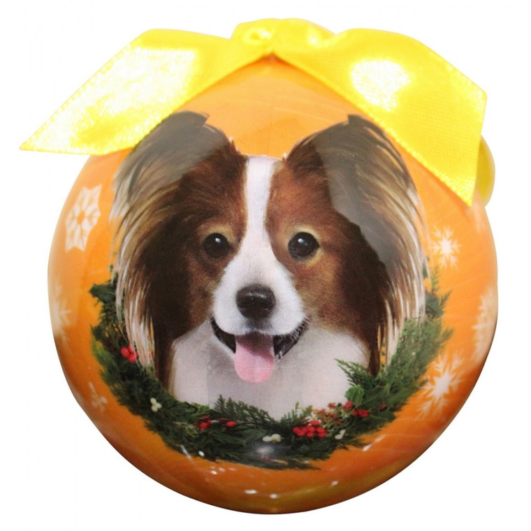 Papillon Christmas Ball Ornament