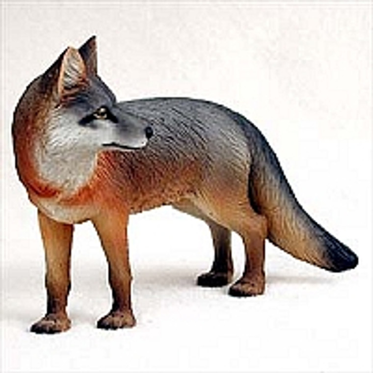 Fox Figurine - Gray
