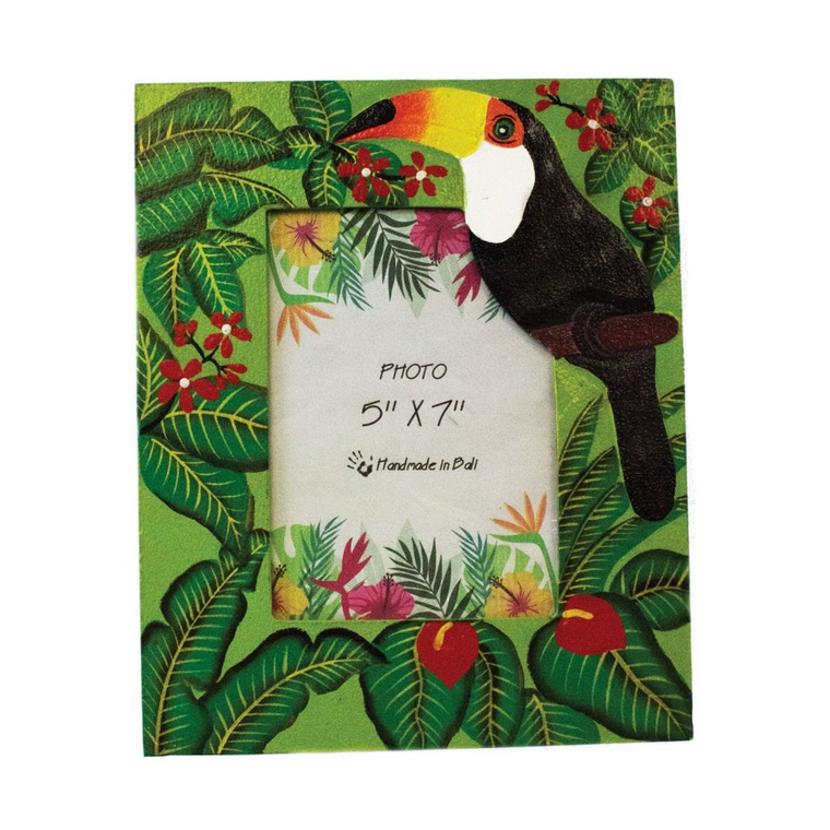 Green Toucan Photo Frame