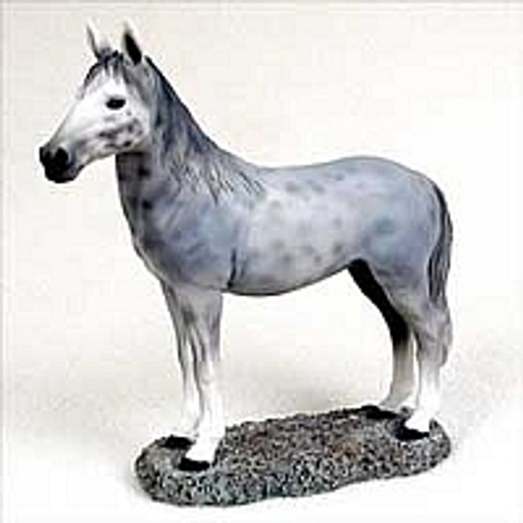 Dapple Gray Horse Figurine - Standing