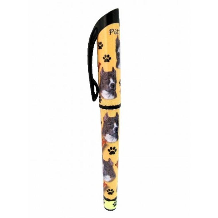 Pit Bull Gel Pen - Brindle - Set of 2