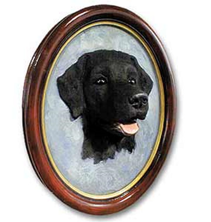 Black Labrador Retriever Sculptured Portrait