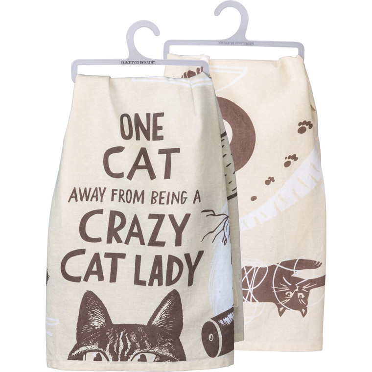 Crazy Cat Lady Kitchen Towel