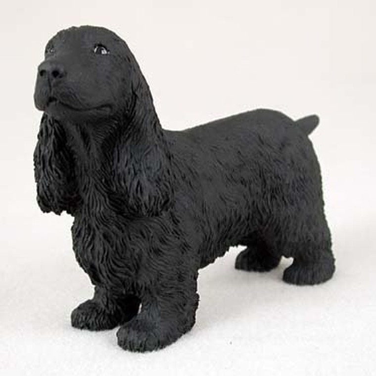 English Cocker Spaniel Figurine - Black 