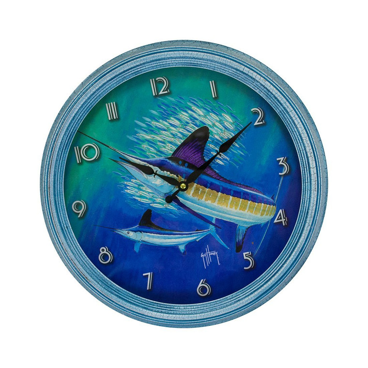Blue Marlin Wall Clock