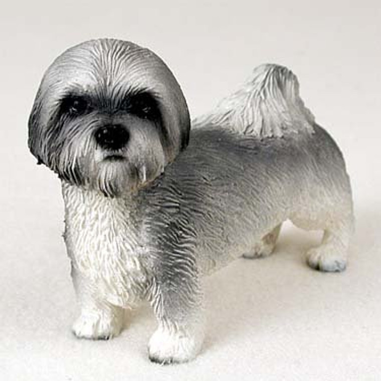 Lhasa Apso Figurine - Gray/Sport Cut