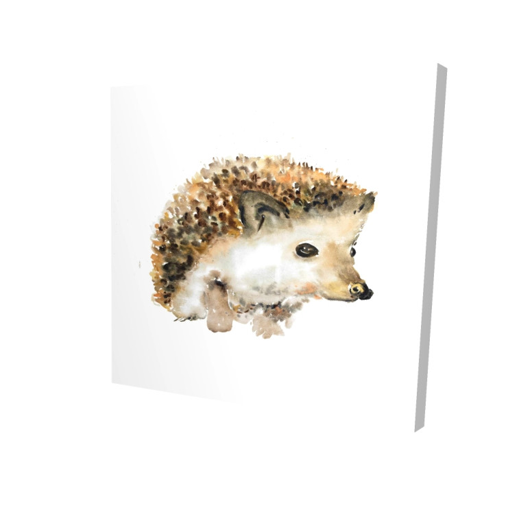 Watercolor Hedgehog Fine Art Print