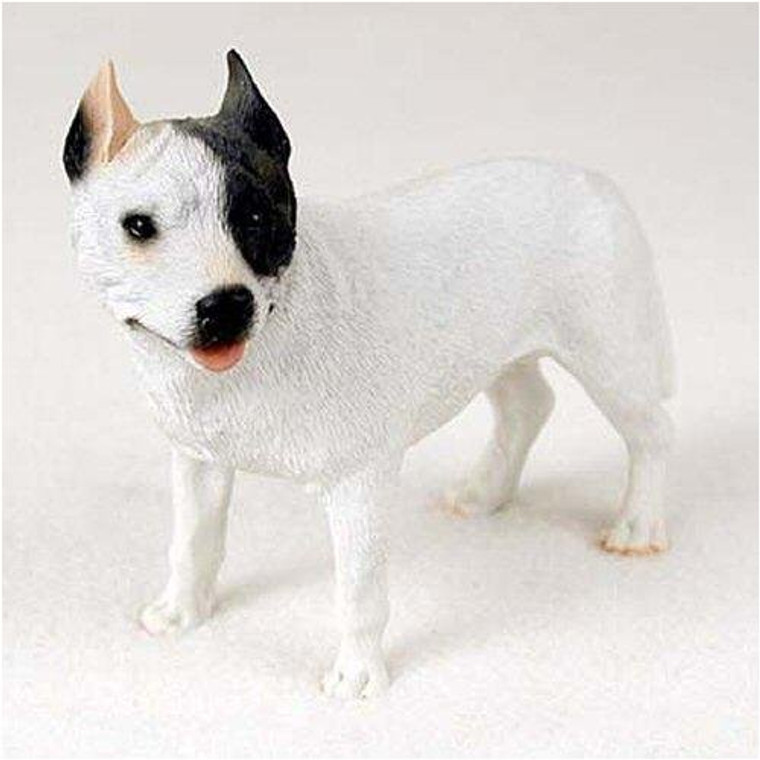 Pit Bull Figurine - White