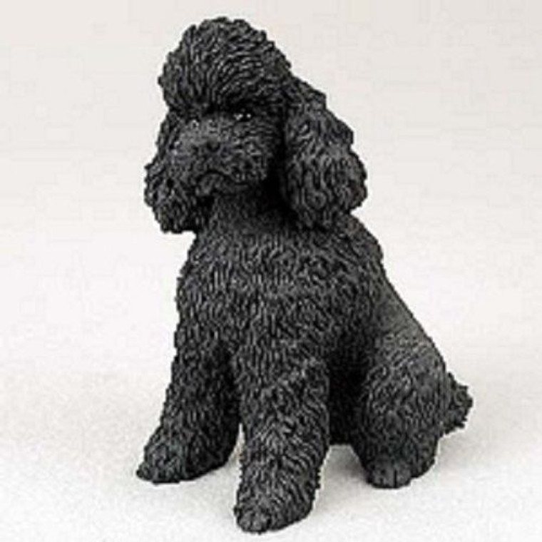 Poodle Figurine - Black/Sport Cut 
