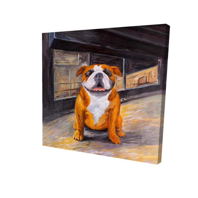 Rustic Bulldog Fine Art Print