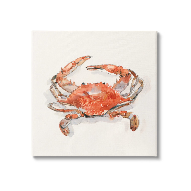 Red Crab Canvas Art Print