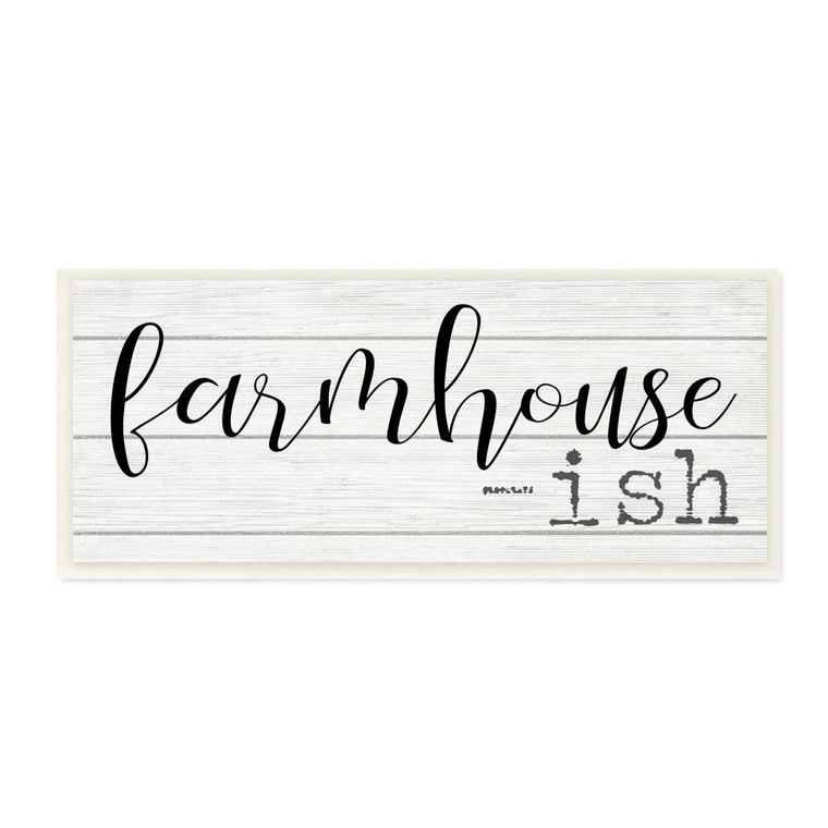 Farmhouse-ish Art Print Plaque