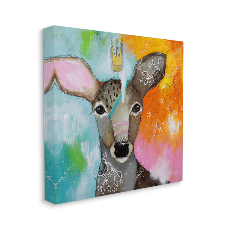 Mystical Deer Canvas Art Print