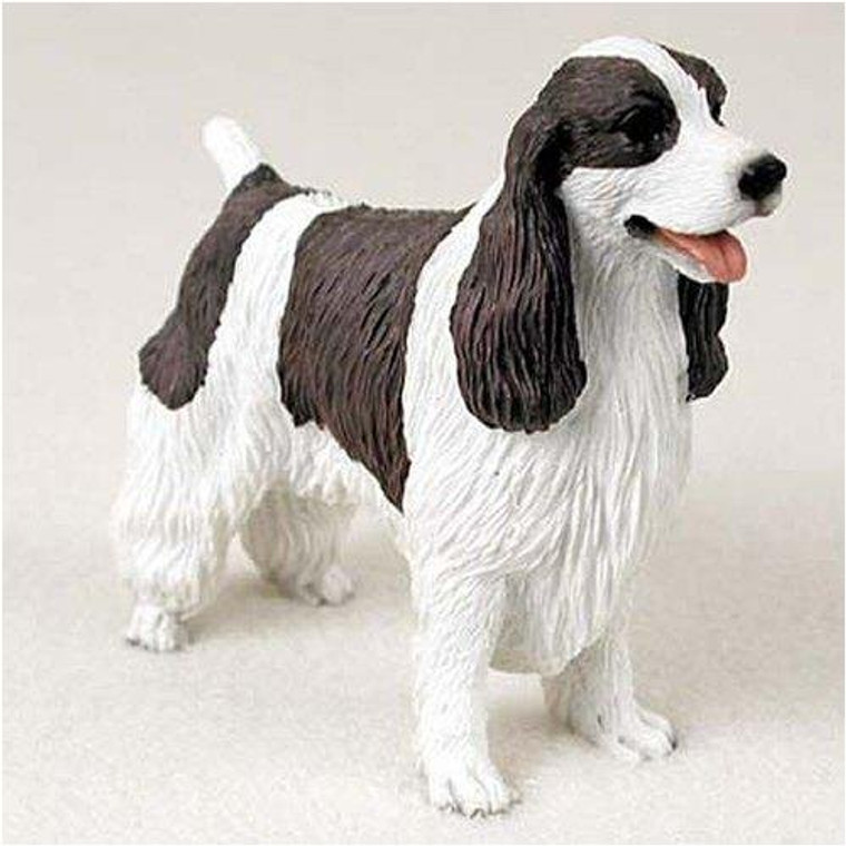 Springer Spaniel Figurine - Liver & White