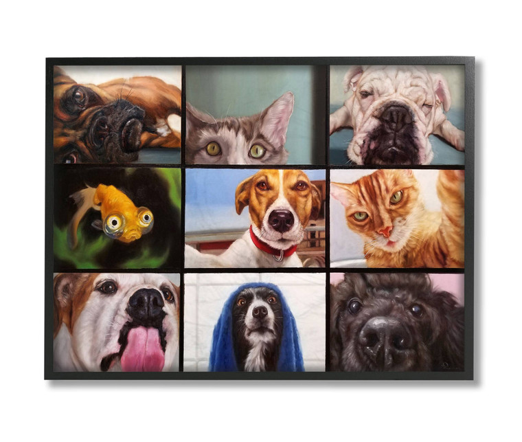 Pet Video Chat Framed Art Print