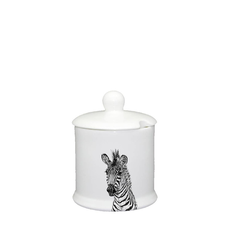 Zebra Condiment Jar