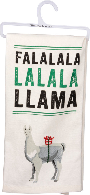 Fa La La Llama Christmas Kitchen Towel