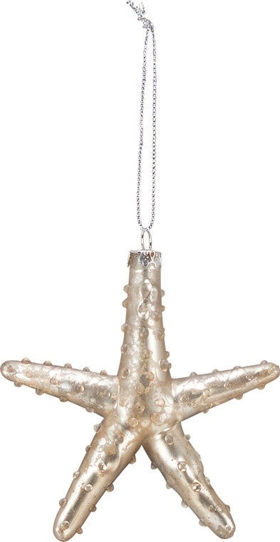 Glass Starfish Ornament