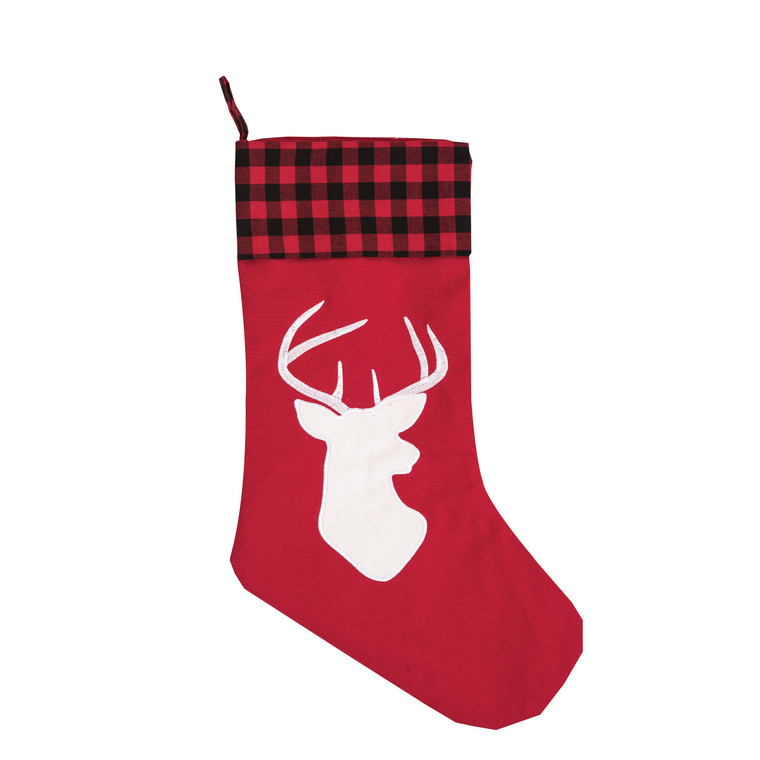 Red Buffalo Check Deer Stocking