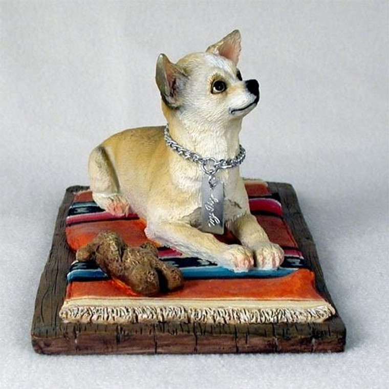 Chihuahua Figurine - on Rug