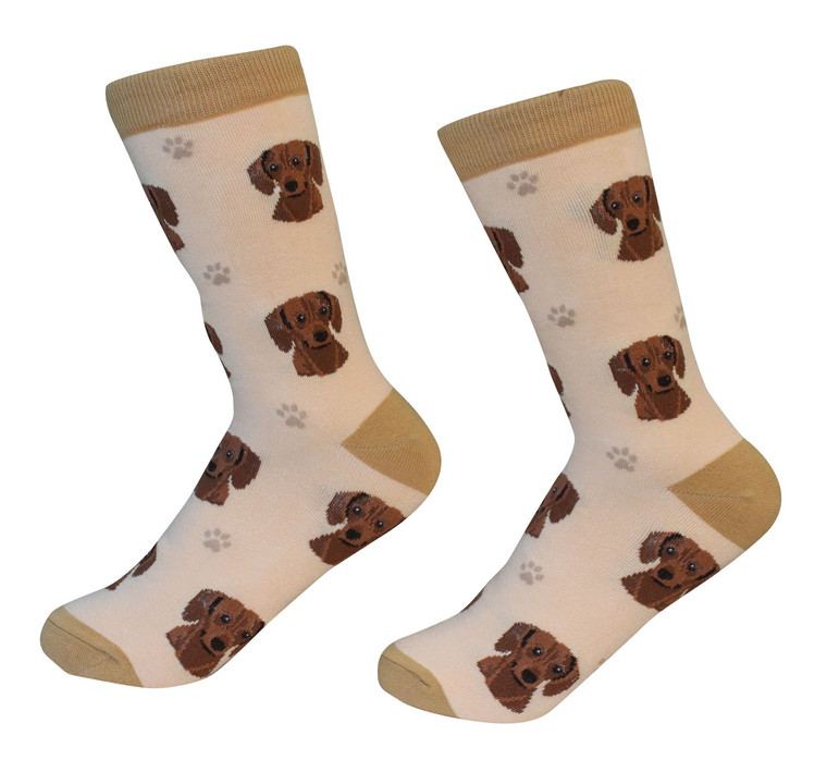 Dachshund Socks - Red