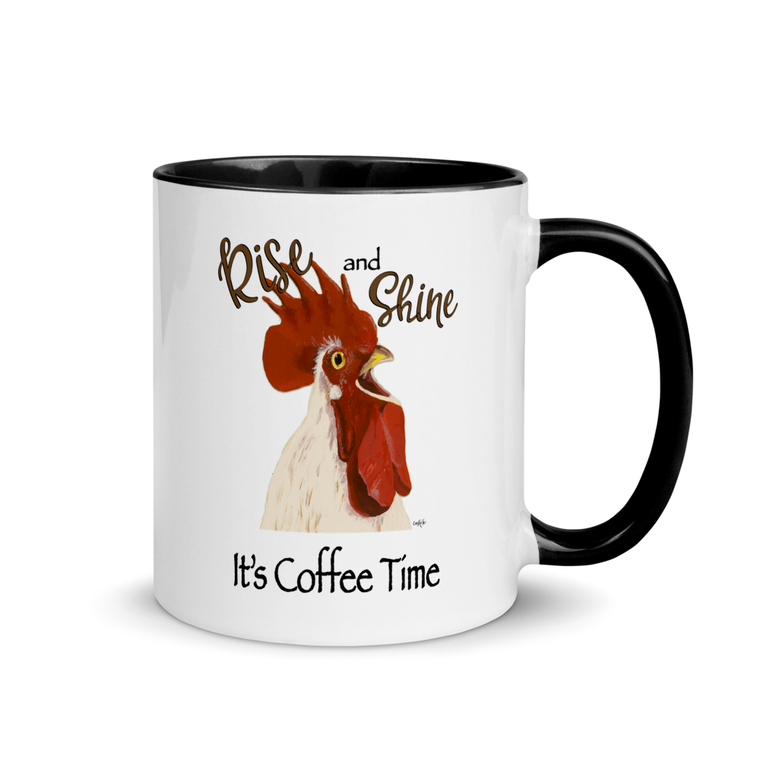 Rise & Shine - White Chicken Mug