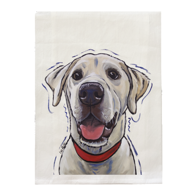 Yellow Lab Kitchen Towel