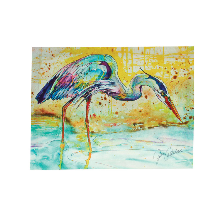 Colorful Heron - Placemat Set of 6