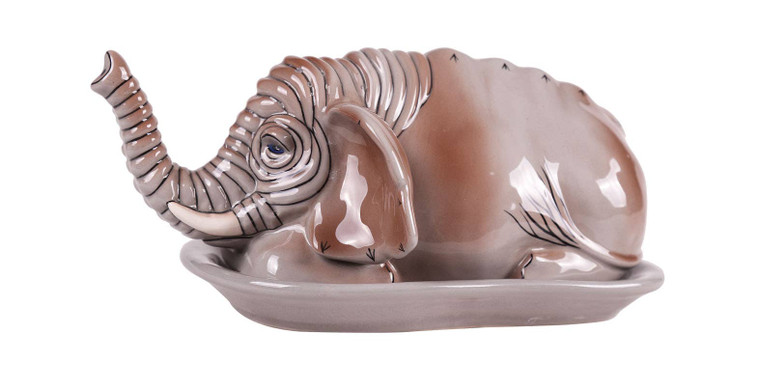 Elephant Butter Dish