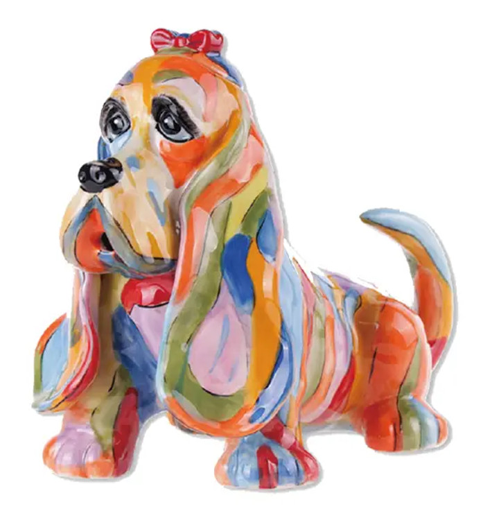 Colorful Cocker Spaniel Teapot