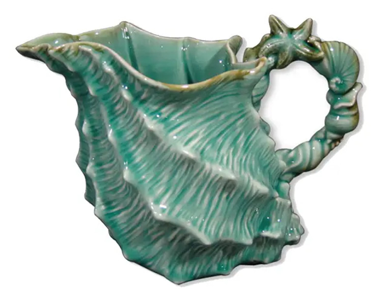 Turquois Sea Shell Pitcher