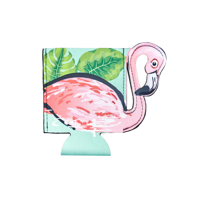 Tropical Flamingo Can Sleeve - Set of 2